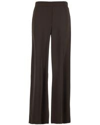 P.A.R.O.S.H. - Pants With Elastic Waist And Wide Leg - Lyst