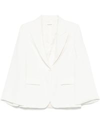P.A.R.O.S.H. - P.A.R.O..H. Single-Breasted Blazer Jacket - Lyst