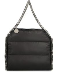 Stella McCartney - Falabella Quilted Nylon Tote Handbag Handbag - Lyst