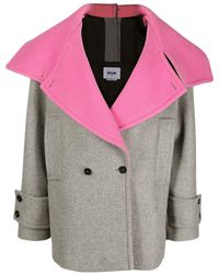 MSGM Long coats and winter coats for Women | Online Sale up to 71 ...