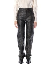 Isabel Marant - Coralea Faux Leather Pants - Lyst