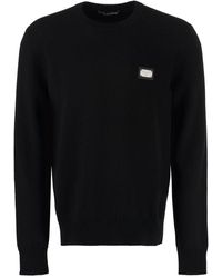 Dolce & Gabbana - Wool And Cashmere Sweater - Lyst