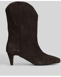 GISÉL MOIRÉ - Enea High Heels Ankle Boots - Lyst