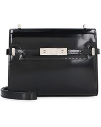 Saint Laurent - Manhattan Mini Leather Shoulder Bag - Lyst