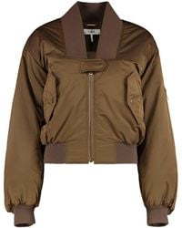 Chloé - Nylon Bomber Jacket - Lyst