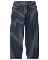 Carhartt - Orlean Pant Striped/ Denim - Lyst