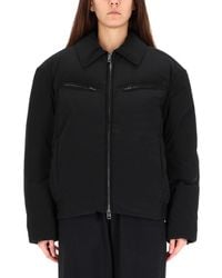 Alexander Wang - Boxy Padded Sports Jacket With Zippered Pockets - Lyst
