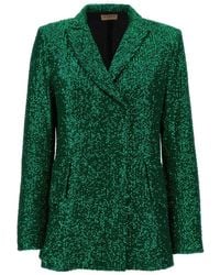 Le twins - 'como' Double-breasted Blazer - Lyst