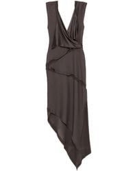 The Attico - Midi Dress With Twisted Detail - Lyst