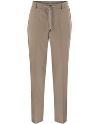 Peserico - Technical Virgin Wool Gabardine Jogger - Lyst
