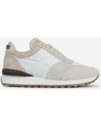 Peserico - Padded Leather Sneakers - Lyst