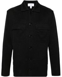 Lardini - Linen And Cotton Shirt With Applied Pockets - Lyst