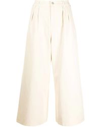 PS by Paul Smith - Wide-leg Cropped Jeans - Lyst