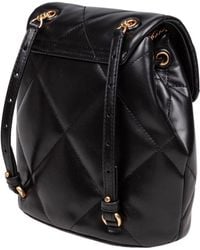 Tory Burch - Kira Diamond Quilt Leather Mini Backpack - Lyst