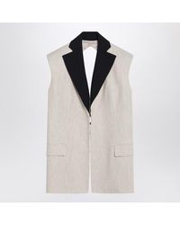 Erika Cavallini Semi Couture - Waistcoat With Open Back - Lyst