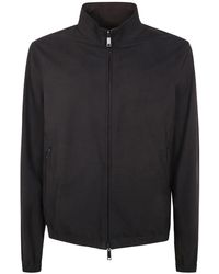 ZEGNA - Baby Calf Nubuck Blouson - Lyst