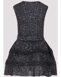 Alaïa - Sequined Crino Mini Dress - Lyst
