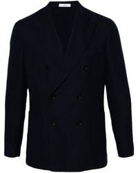 Boglioli - Cotton And Wool Blend Double-breasted Jacket - Lyst