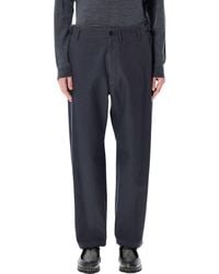 Lemaire - Heavy Cotton Twill Carrot Pants - Lyst