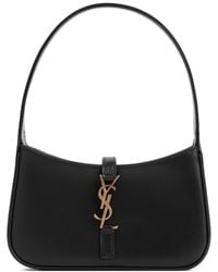 Saint Laurent - Quilted Leather Le 5 À 7 Bag - Lyst