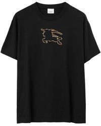 Burberry - Equestrian Knight-print T-shirt - Lyst