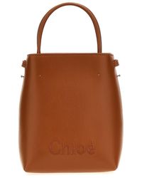 Chloé - 'Micro Chloe Sense' Bucket Bag - Lyst