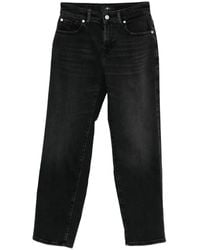7 For All Mankind - Calie Straight Leg Ankle Length Jeans - Lyst
