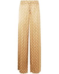 Marine Serre - Satin Drawstring Trousers - Lyst