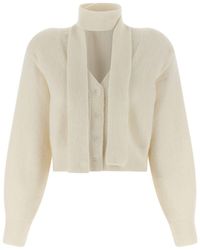 ROTATE BIRGER CHRISTENSEN - Scarf Cardigan - Lyst