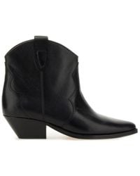 Isabel Marant - Dewina Leather Bootie - Lyst
