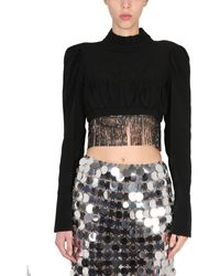 Rabanne - Crop Top With Bangs - Lyst