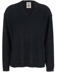 Semicouture - V Neck Wool Pull - Lyst