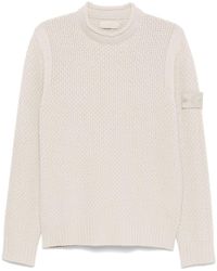 Stone Island - Compass-Badge Sweater - Lyst