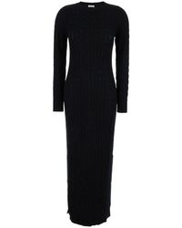Brunello Cucinelli - Sequin Embellished Cable Knit Dress - Lyst