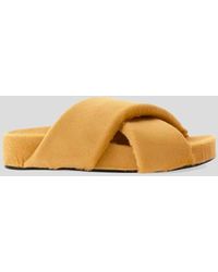 Jil Sander - Leather Flats - Lyst