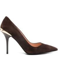 Love Moschino - 95Mm Pointed-Toe Suede Pumps - Lyst