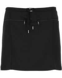 Courreges - Cotton Mini Skirt - Lyst