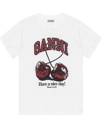 Ganni - T-Shirts - Lyst