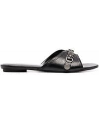 Balenciaga - Cagole Sandals, 100% Lambskin - Lyst