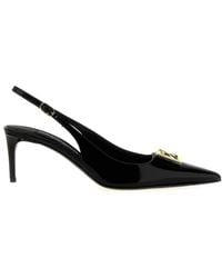Dolce & Gabbana - Lace Slingbacks 9cm Heel - Lyst