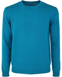 Roberto Collina - Long Sleeve Crew Neck Sweater Clothing - Lyst