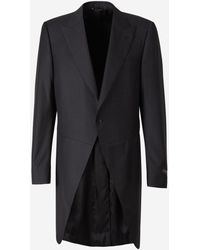 Canali - Mottled Wool Morning Coat - Lyst