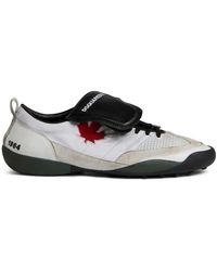 DSquared² - Maple-Leaf Leather Sneakers - Lyst