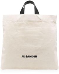 Jil Sander - Logo-print Tote Bag - Lyst