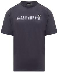 Fred Perry - Fred Perry Raf Simons T-shirt With Print - Lyst