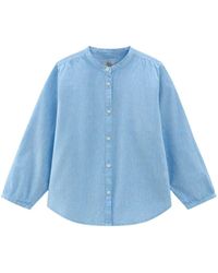 Woolrich - Cotton And Linen Blend Shirt - Lyst