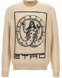 Etro - Logo Embroidery Sweater Sweater, Cardigans - Lyst