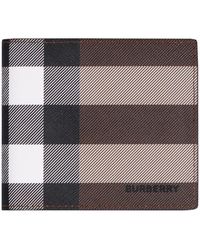 Burberry - Flap-over Wallet - Lyst