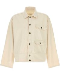 Maison Margiela - Melange Sand Denim Jacket - Lyst
