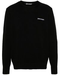 Palm Angels - Logo Sweater - Lyst